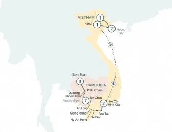 Карта круиза