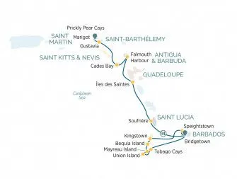 Карта круиза