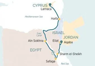 Карта круиза