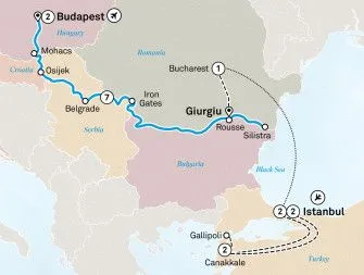 Карта круиза