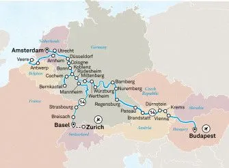 Карта круиза