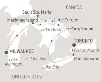 Карта круиза