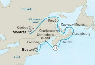 Карта круиза