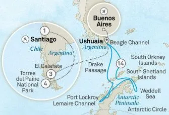 Карта круиза