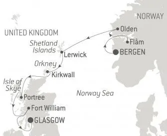 Карта круиза