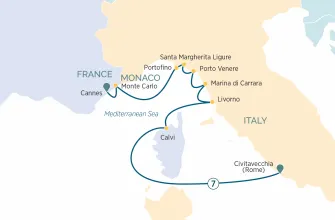 Карта круиза