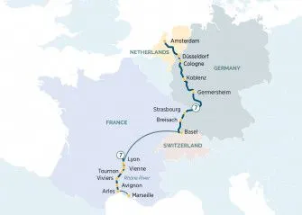 Карта круиза