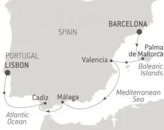 Карта круиза