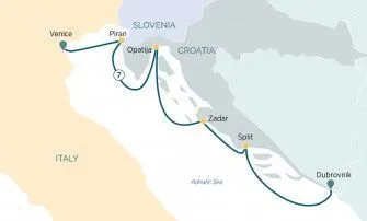 Карта круиза