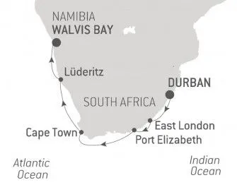 Карта круиза