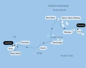 Карта круиза