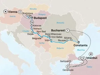 Карта круиза