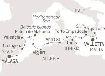 Карта круиза