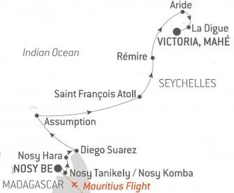 Карта круиза