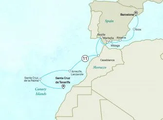 Карта круиза