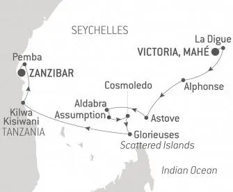 Карта круиза