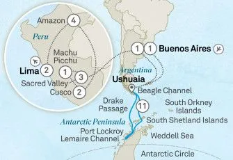 Карта круиза