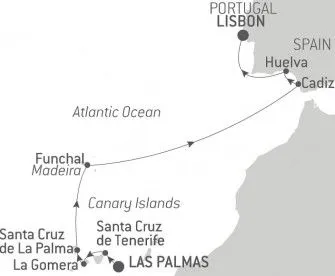 Карта круиза