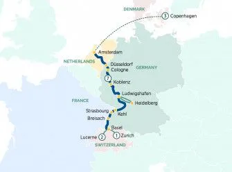 Карта круиза