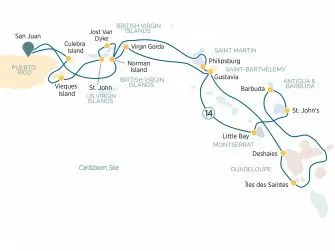 Карта круиза