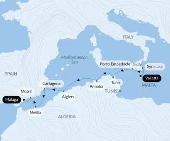 Карта круиза