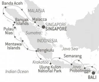 Карта круиза