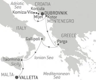 Карта круиза